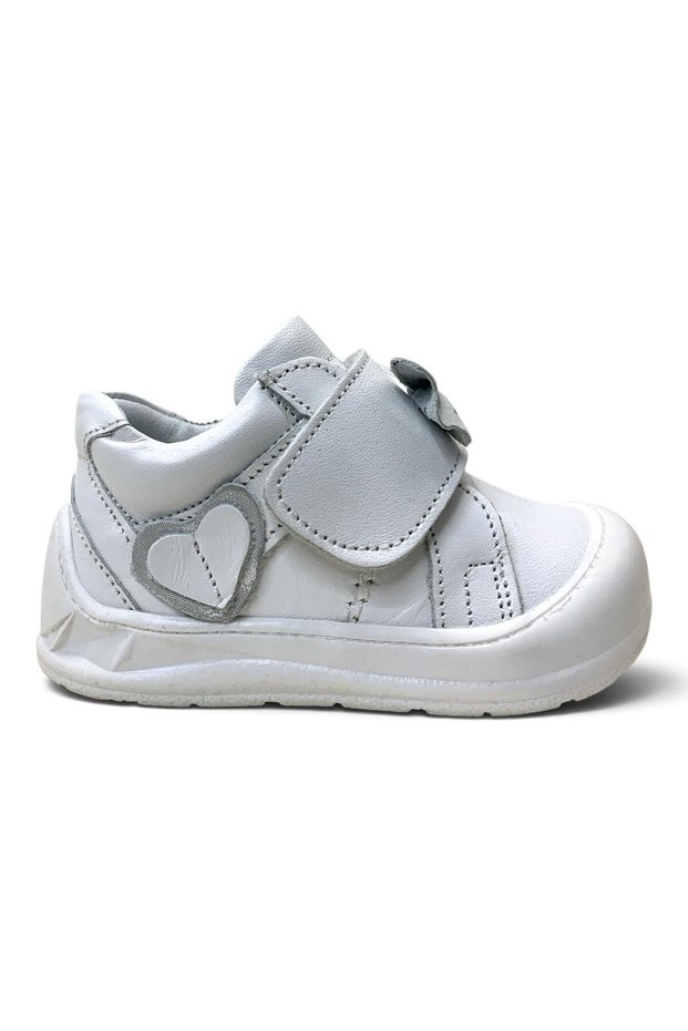 311 Orthopedic 100% Genuine Leather Baby Girl White First Step Sneaker