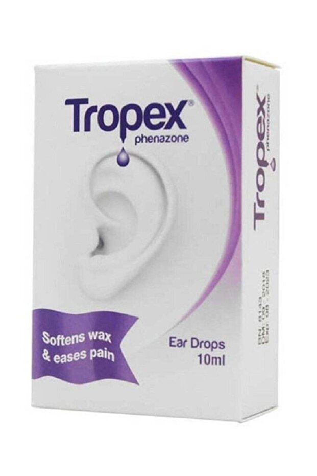Tropex Ear Drops 10ml | Ear Care Solution for Ear Hygiene & Ear Wax Removal | Otic Drops