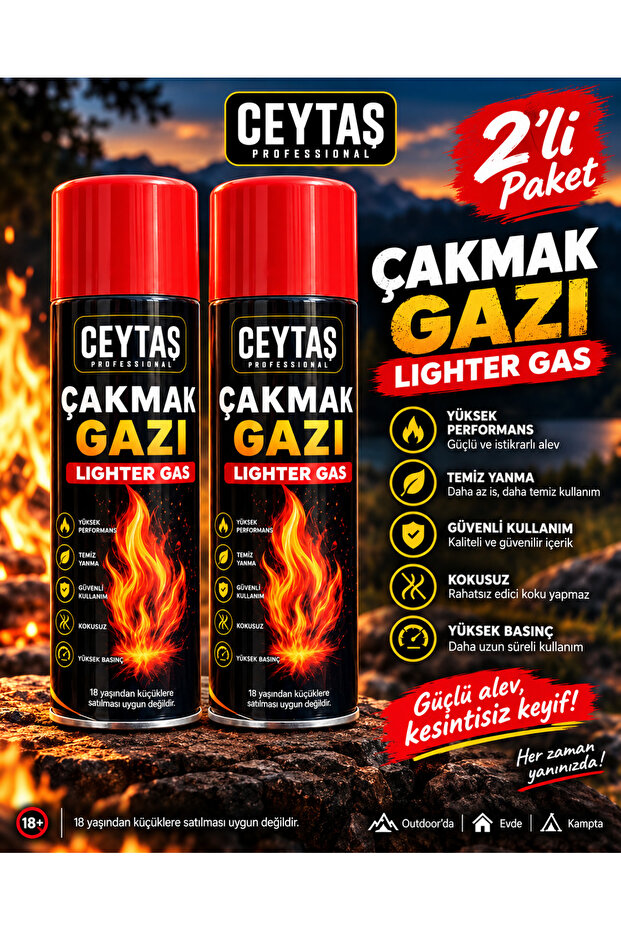 çakmak gazı 2li 270gr