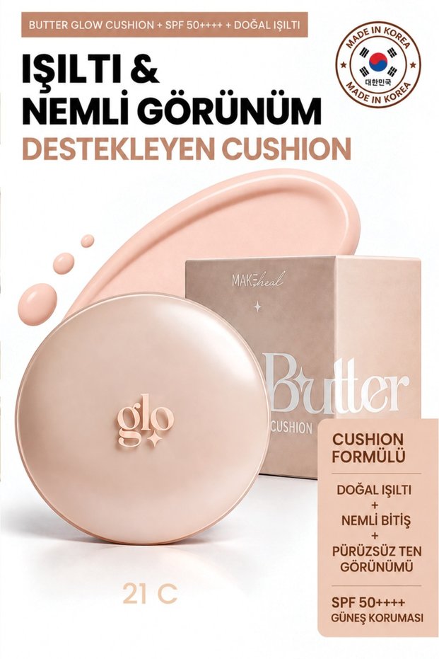 Glo Butter Mesh Cushion/Cushion That Supports a Radiant and Moist Look