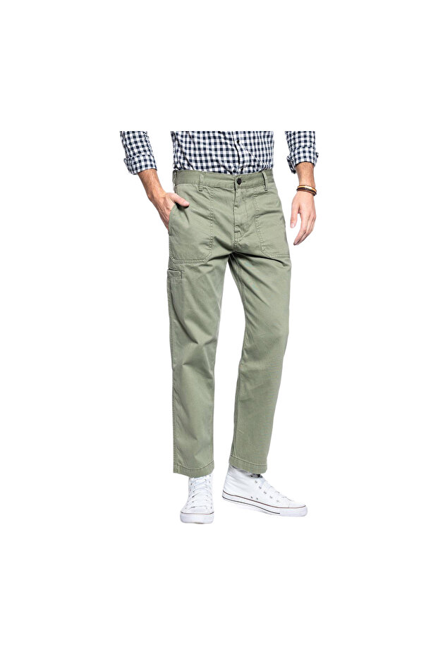 Men's Cargo Pants – Rugged & Versatile, Light Olive Green