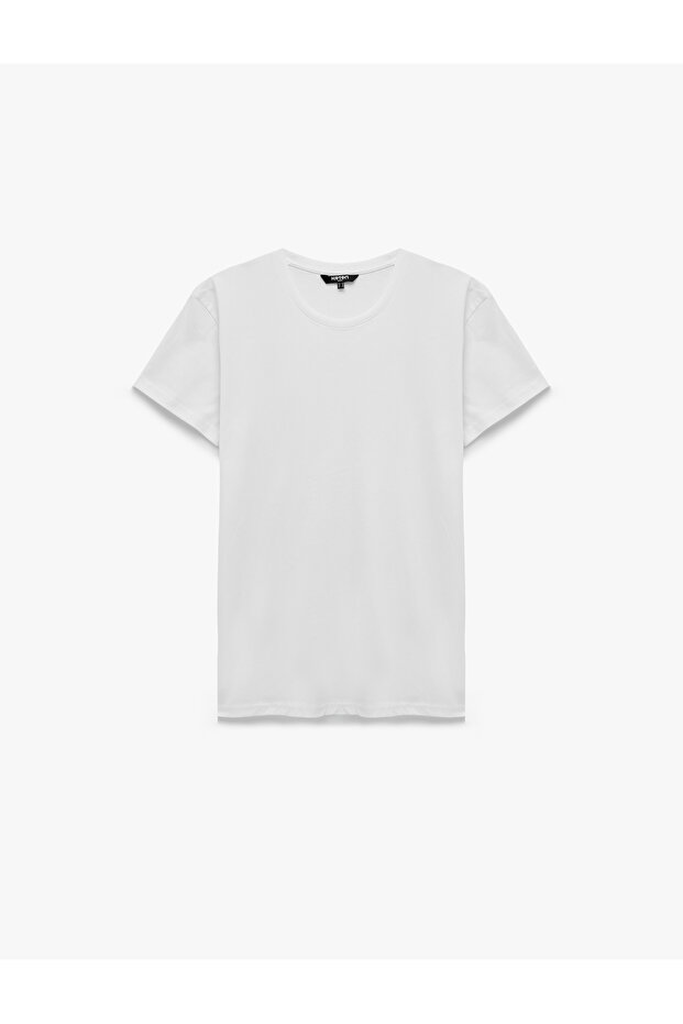 Cotton Short Sleeve Crew Neck Basic Slim Fit T-Shirt