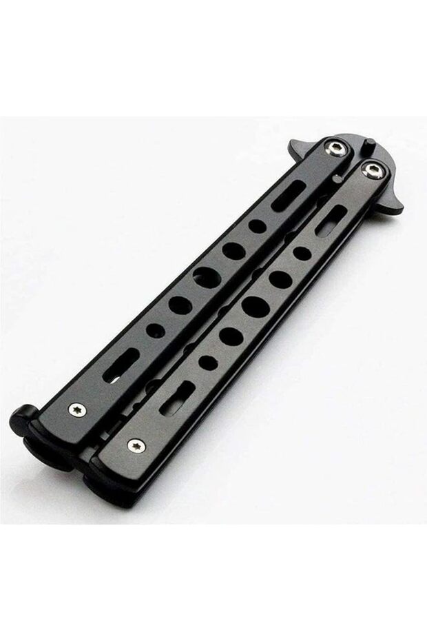 1PC Black Butterfly K-nife Trainning Practice Comb Unsharpened Blade for Practicing Flipping Tricks
