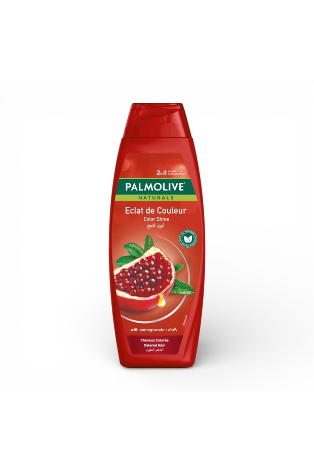 Color Shine Shampoo & Conditioner For Colored Hair, 100% Natural Ingredients, Pomegranate Shampoo, 380 ml