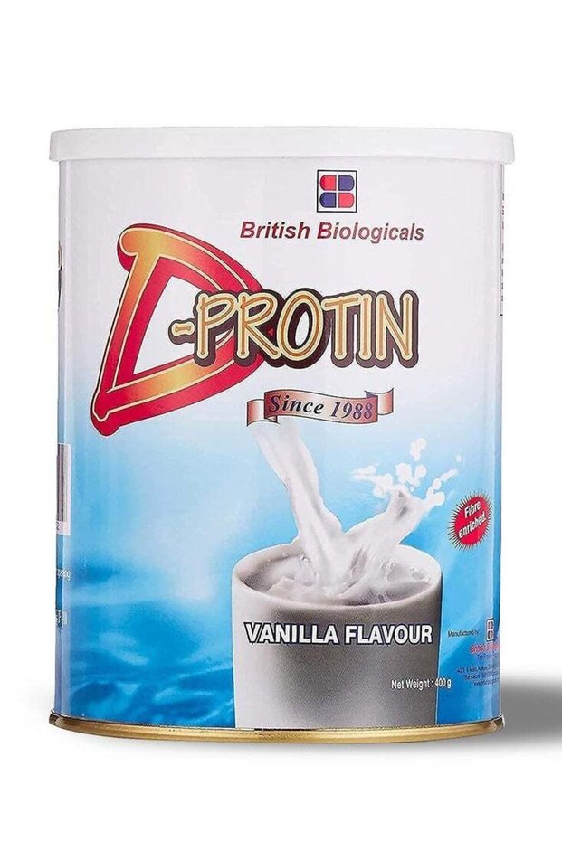 D-PROTIN Nutritional Supplement for Diabetes & Pre-Diabetes | High Protein & Fiber | 30 Essential Nutrients | Immuno-Nutrients for Strength & Vitality | Vanilla Flavour | 400g