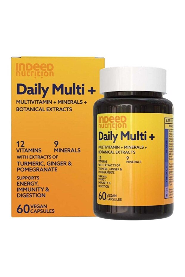 Daily Multi Multivitamin Capsules 60s | Energy, Immunity & Wellness Support | Daily Nutritional Supplement