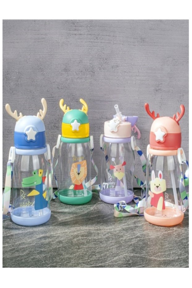 H2O Deer Figured Water Bottle 600ml H2O75986 Mixed - 1 Piece
