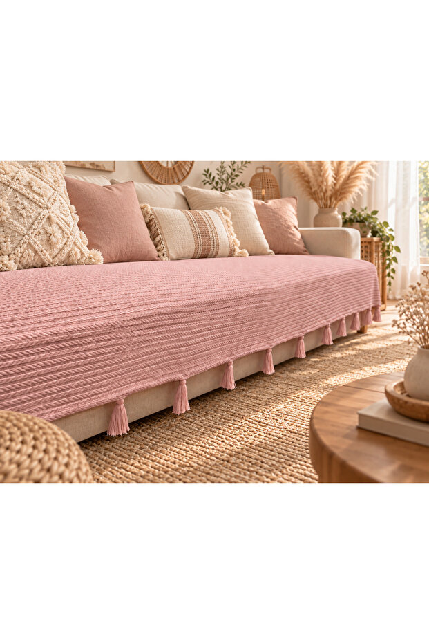 100% Cotton Fine Woven Knitted Cotton, Cotton Tufted Sofa Cover 100X230 cm