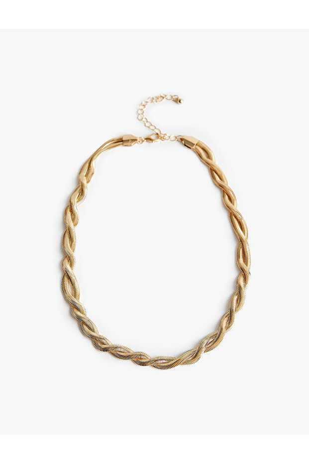 Steel Multi Twist Necklace