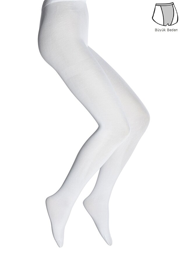 Women's Plus Size Micro 70 Pantyhose - White