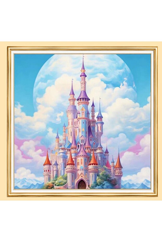 5D Diamond Bead Bonding Stone Embroidery Mosaic Tapestry "Fairyland" 30X30 cm