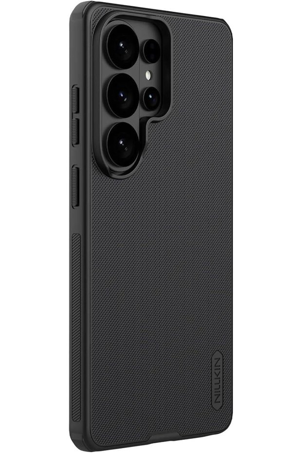 Case Compatible with Galaxy S26 Ultra Super Frosted Shield Pro Hard Back Soft Border (PC + TPU) Shock Absorb Cover Raised Bezel Camera Protect Black Color (Galaxy S26 Ultra)
