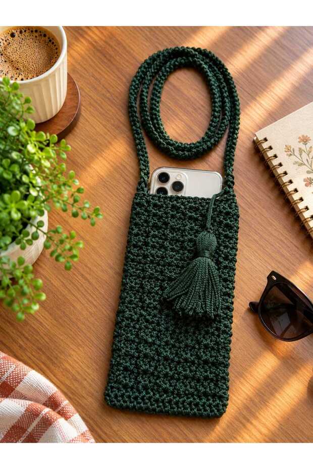 Handmade Phone Bag Macrame Phone Bag