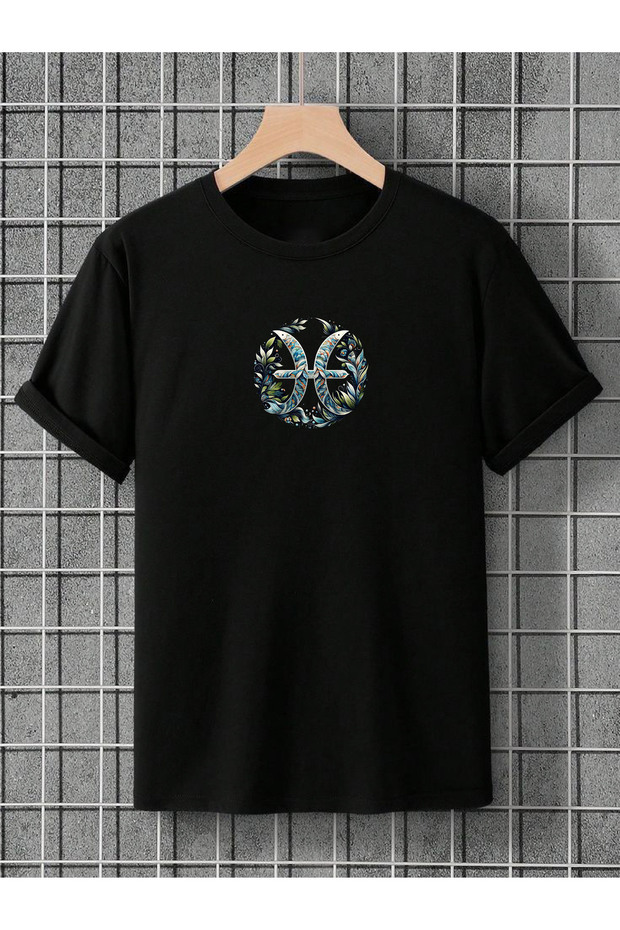 Unisex Stylish Comfortable Oversize Cotton Crew Neck T-Shirt with Special Design Code 29259