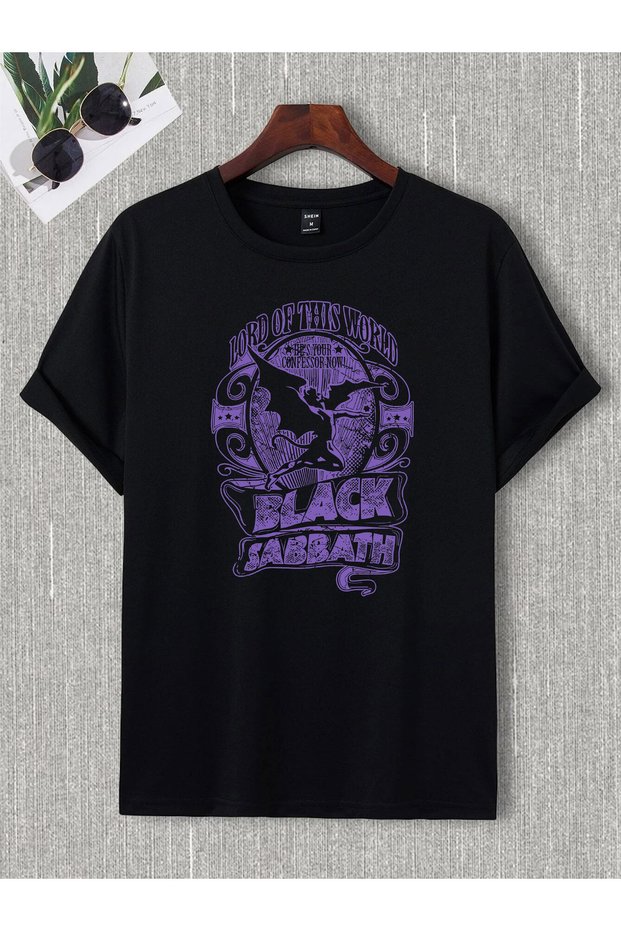 Unisex Stylish Comfortable Oversize Cotton Crew Neck T-Shirt with Special Design Code 48371