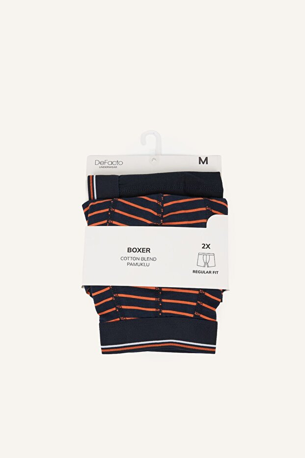 Regular Fit Striped 2-Pack Boxer I7818Ax26Au