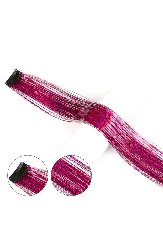 Clip-in hair tinsel hair glitter - htk21