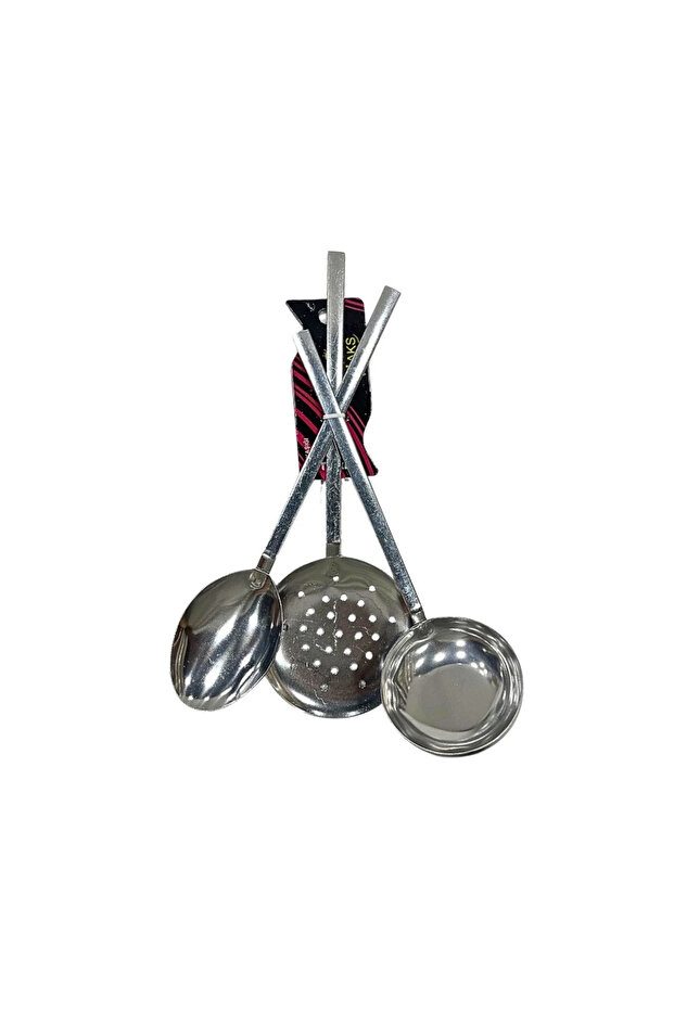 3-Piece Steel Scoop Set