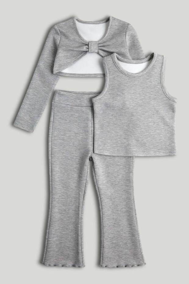 Grey 3-Piece Outfit Set
