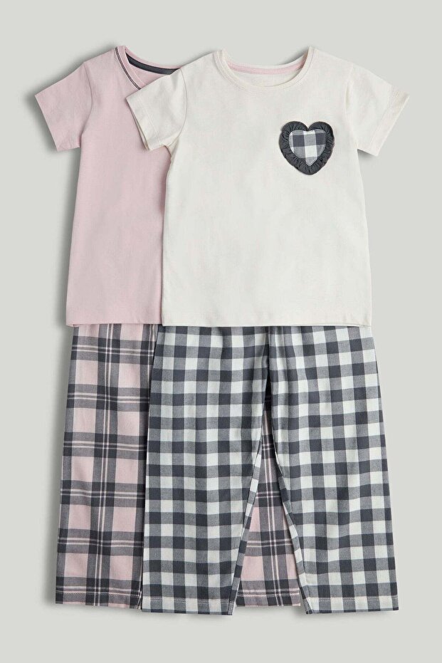 2 Pack Heart Pyjamas