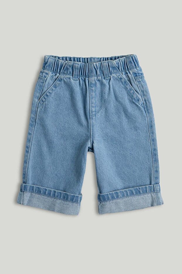 Wide-Leg Denim Jeans