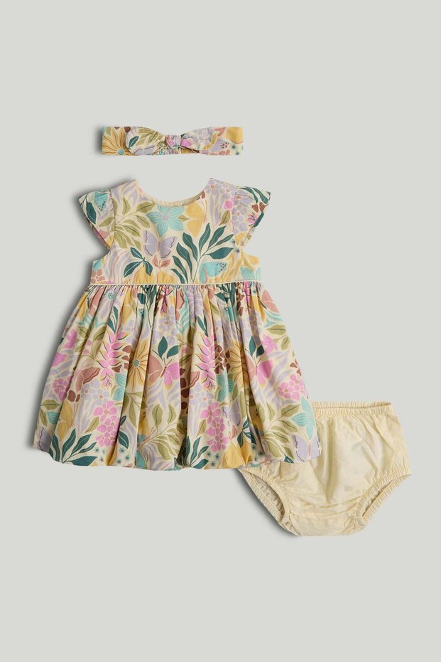 Puff-Ball Dress, Knickers and Headband Outfit
