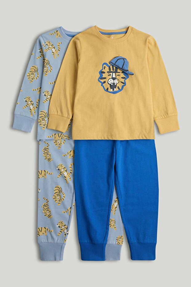 2 Pack Tiger Pyjamas