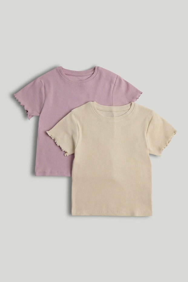 2 Pack Ribbed T-Shirts