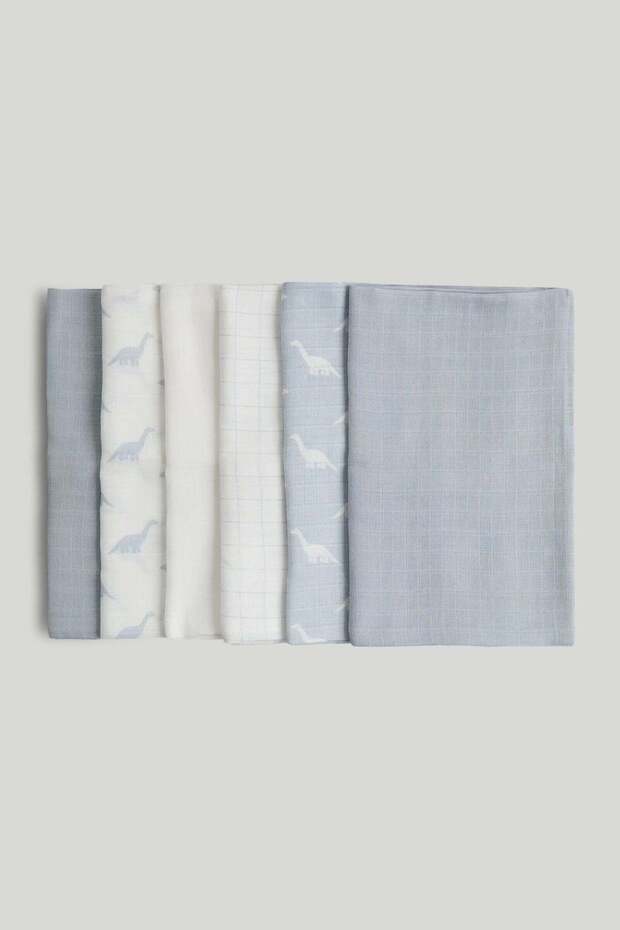 6 Pack Muslin Cloths