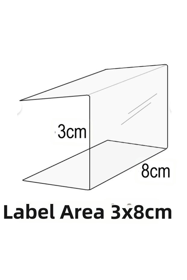 U38 3X8 cm 54 Pcs