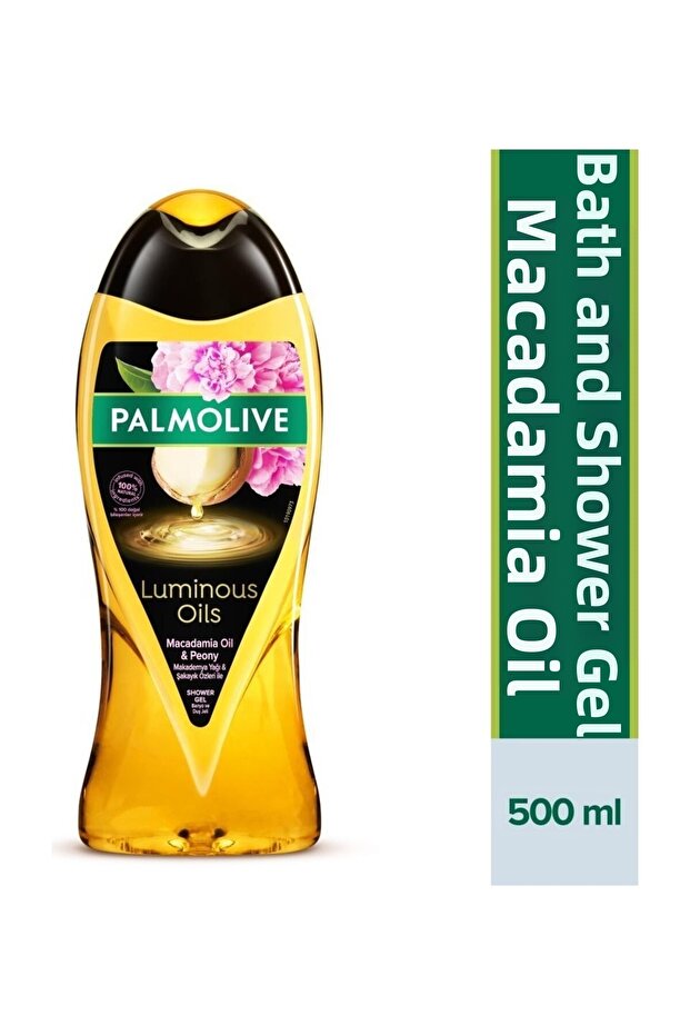 Luminous Oils Macadamia Oil & Peony Extracts Bath and Shower Gel 500 ml