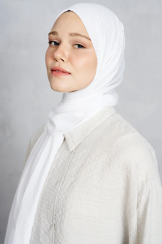 Rami shawl - white