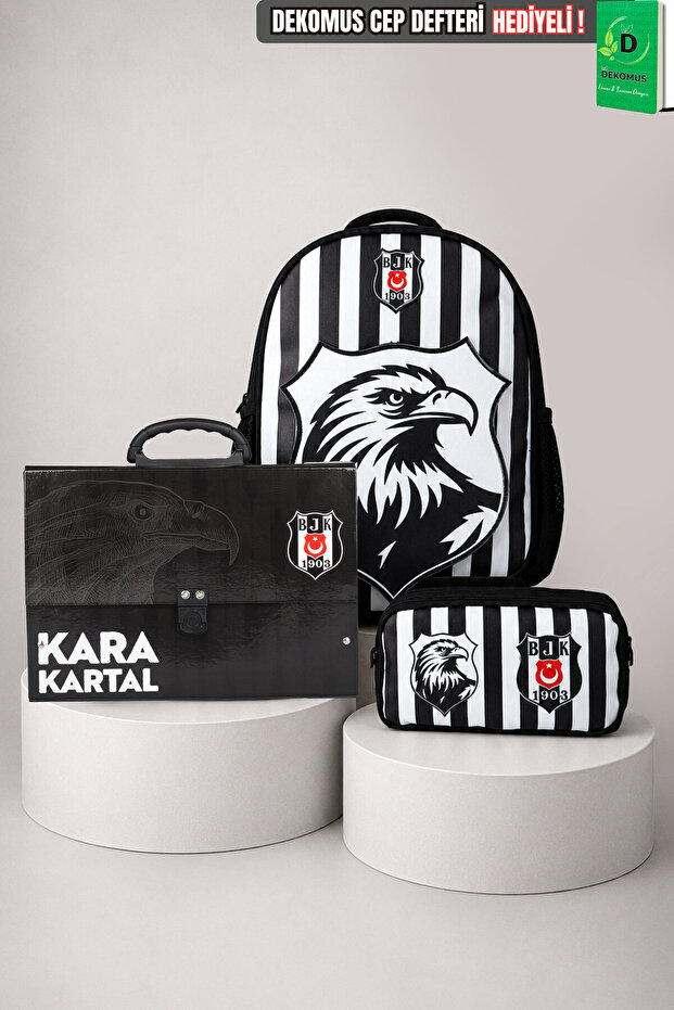 Licensed Special Design 3D Eagle Small Size Kindergarten Pencil Bag and Folder Bag Set with Handle
