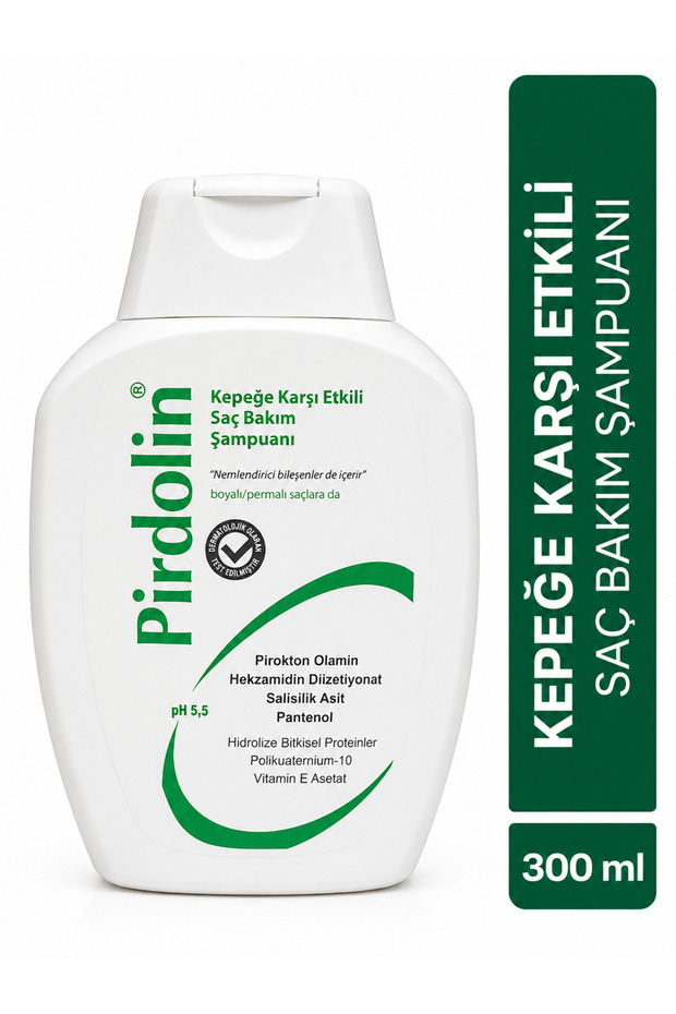 Pirdolin Anti-Dandruff Shampoo 300 ml | Pirokton Hair Care Shampoo Containing Olamine