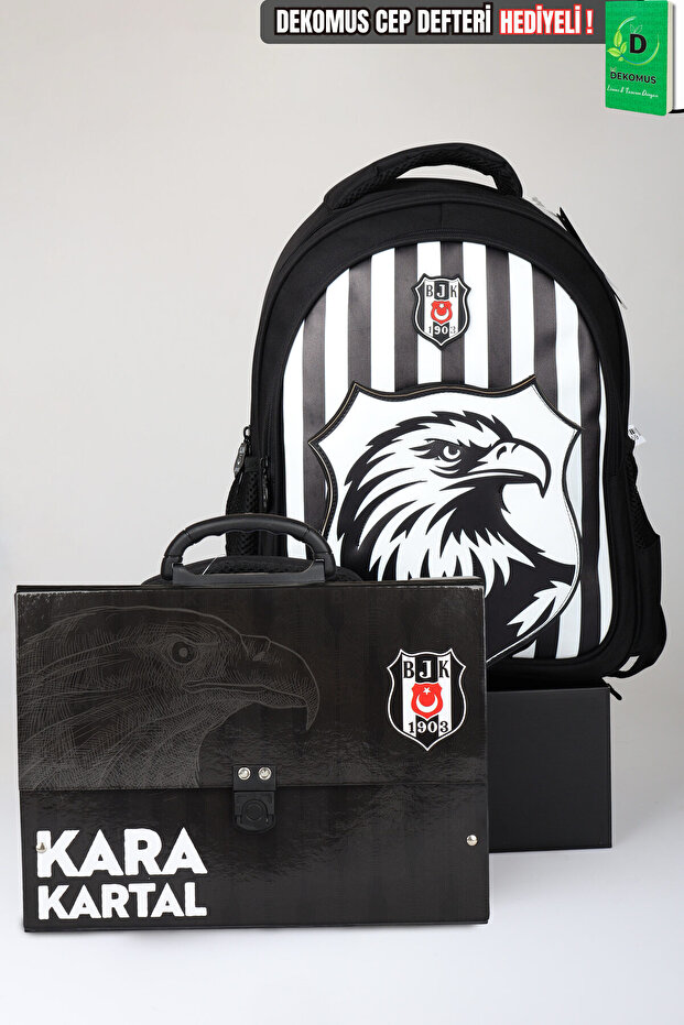 Licensed Special Design 3D Eagle Large Size School Bag and Lunch Box Set