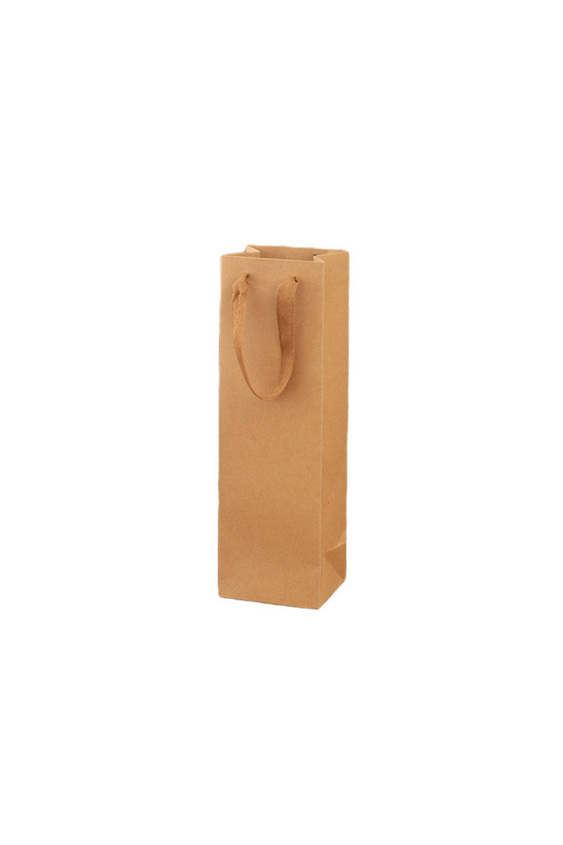 Kraft paper 6Pcs Red Wine Packaging Gift Bags6/12pcs Kraft Paper Single/double Bottle Wine Packing B