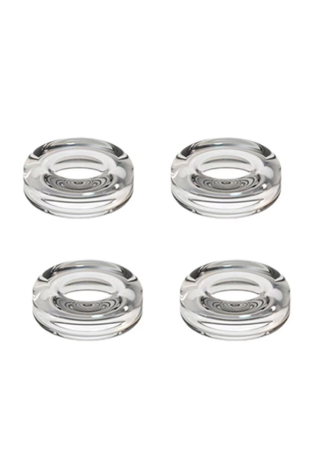 4PCS Transparent Liquid Silicone Rocker Cap For PlayStation Portal Game Controller Thumb Grip Stick