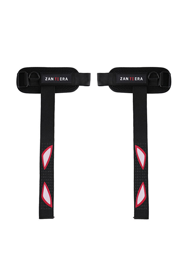 Red 2pcs New 3-in-1 fitness aid combines a support belt, ankle strap, and wristband—a must-have for