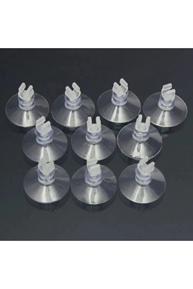 Transparent 10pcs 5pcs/10pcs Rubber Aquarium Fish Tank Suction Cup Holders for Air Hose Tube Oxygen