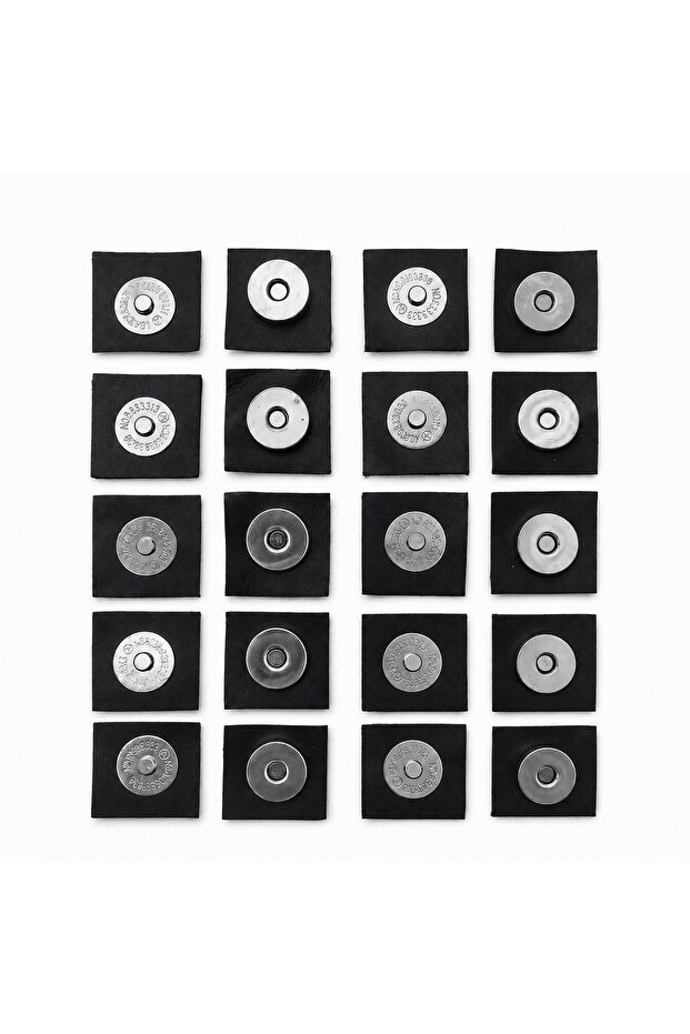 Alya Trend Magnetic Snap Fasteners Can Be Sewn or Attached 10 Pairs – Bag Accessory