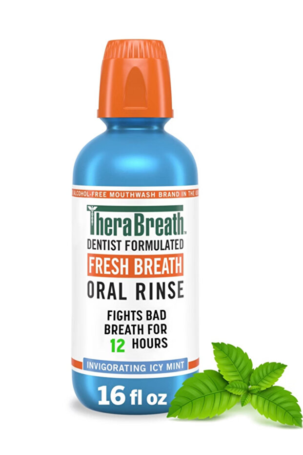 Fresh Breath Oral Rinse Icy Mint 16oz