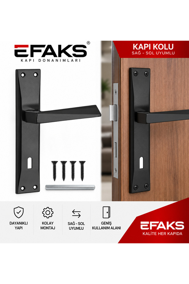 Door Handle Pyramid Black Mirror Room