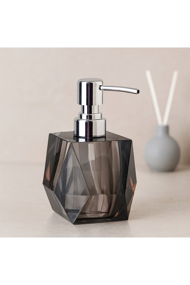 Liquid Soap Dispenser 180 ml Acrylic Mica Crystal