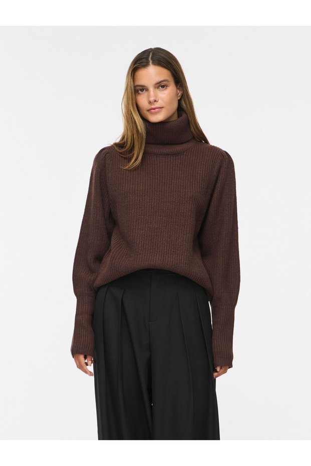 Strickpullover Rollkragen