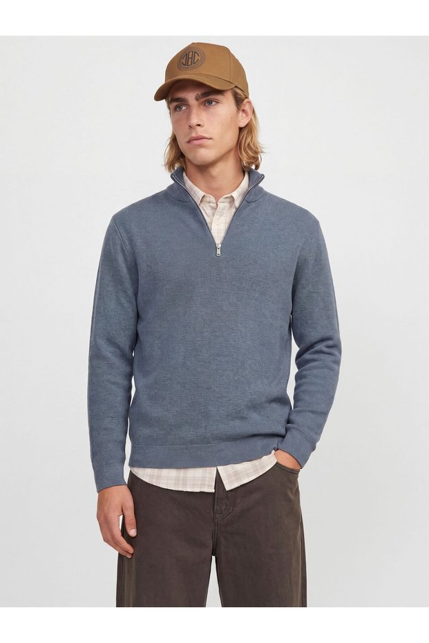Quarter zip simplu