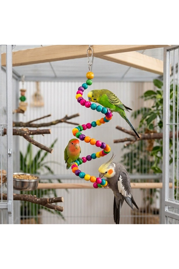 Tuğra Pet Market Helezon N Toy for Budgies and Parrots