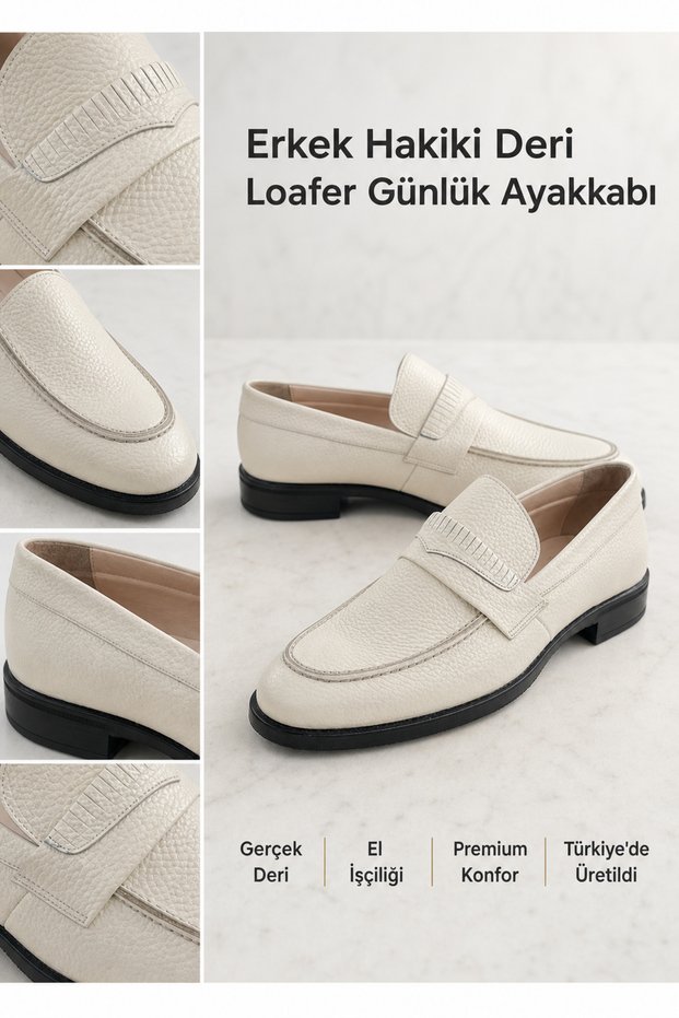 Men's Genuine Leather Loafer Casual Shoes