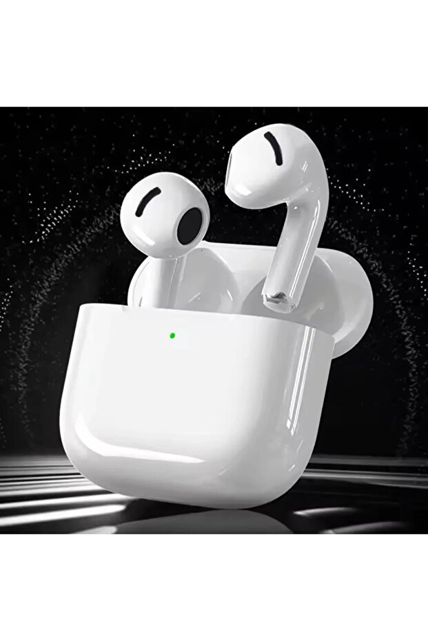 White TWS Wireless Bluetooth Earphones ANC Noise Reduction earbuds With Microphone