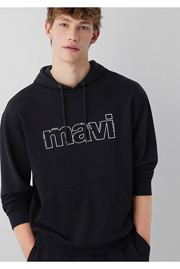 Logo Printed Black Sweatshirt 0S10196-900
