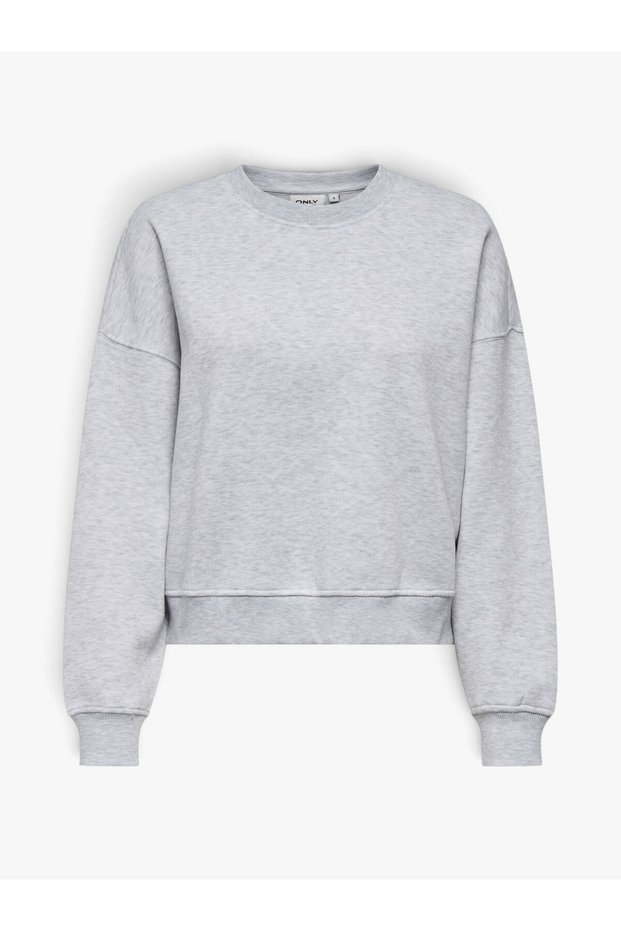 Onlbest Life L/S Crew Neck Swt Noos Women's Gray Sweatshirt - 15338727